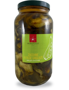 Zucchine a falde grigliate