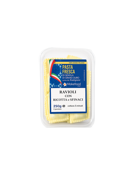 Ravioli con Ricotta e Funghi Porcini – 250g