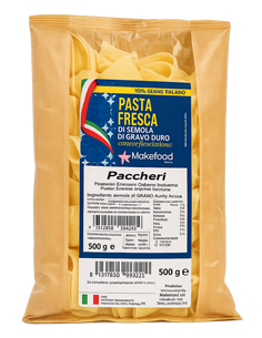 Paccheri freschi italiani – Pasta di semola di grano duro al 100% - 500g