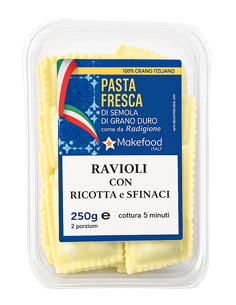 Ravioli Ricotta e Spinaci – 250g