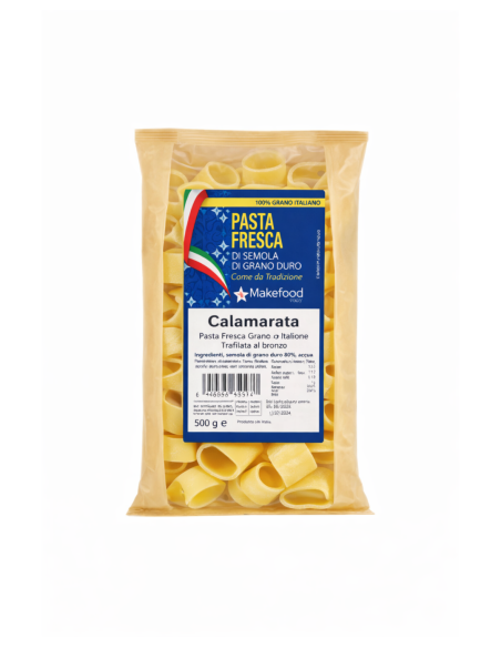 Calamarata Fresca di Semola di Grano Duro 100% Italiano – Make Food Italy - 500g