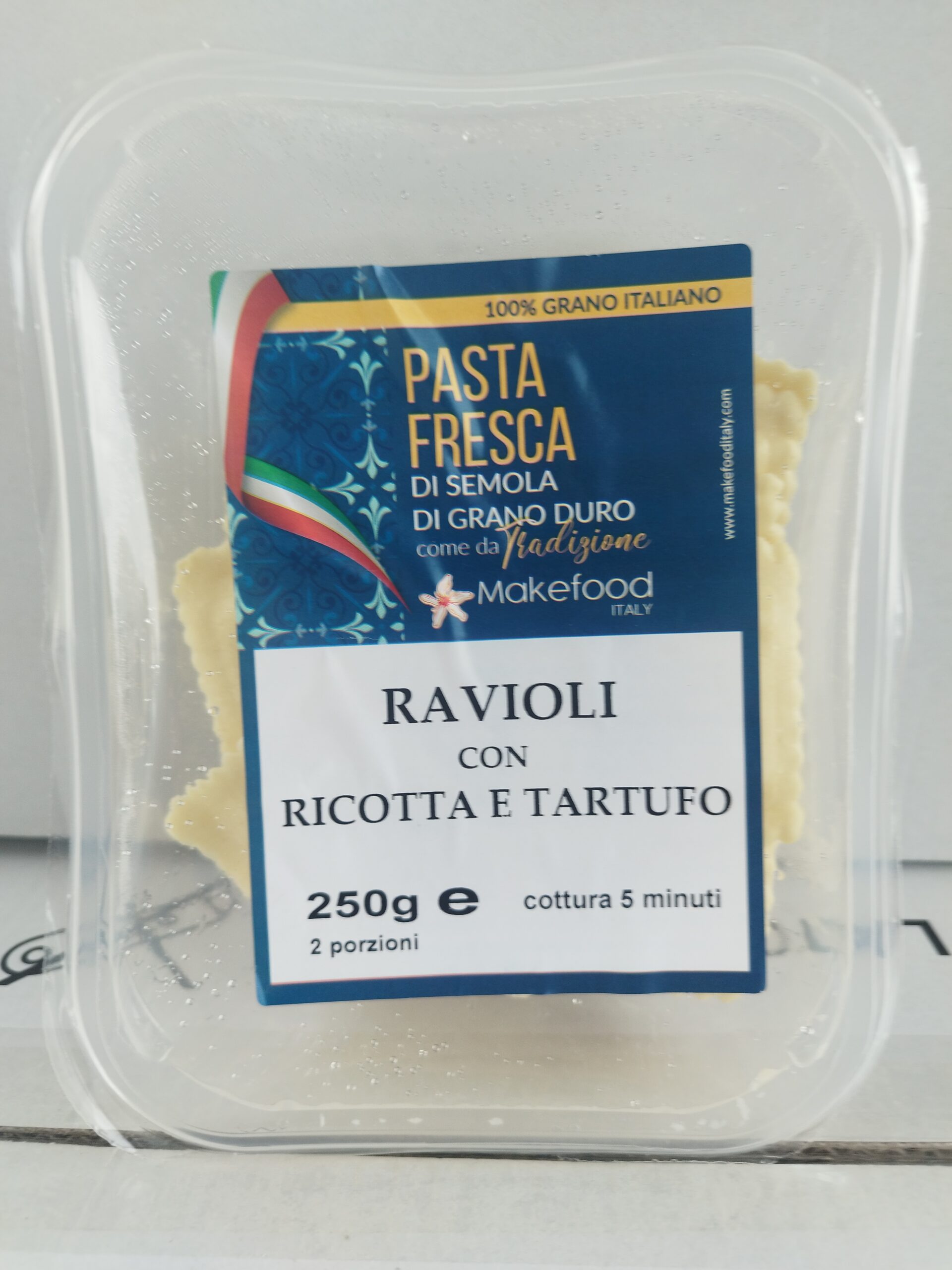 Ravioli con Ricotta e Tartufo 250g
